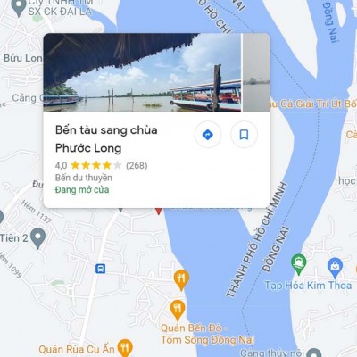 Bến tàu sang chùa Phước Long - Hồ Chí Minh